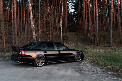💫ART.6375 FARI ANTERIORI NERI per MERCEDES W202 CLASSE C 1993-2000💫