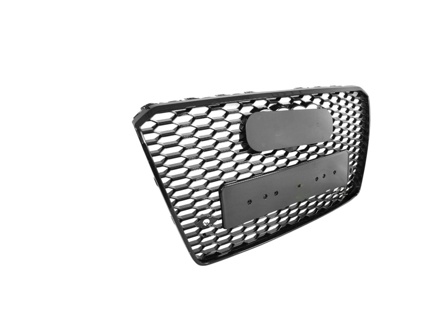 😍ART.5860 GRIGLIA SPORTIVA NERA LUCIDA PDC ADATTO PER AUDI A8 D4 13-17😍