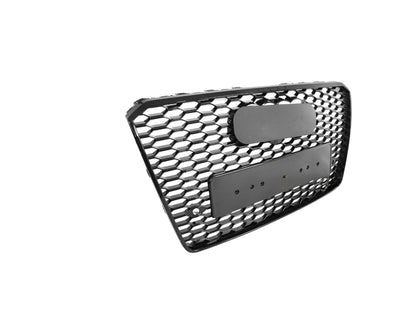 😍ART.5860 GRIGLIA SPORTIVA NERA LUCIDA PDC ADATTO PER AUDI A8 D4 13-17😍