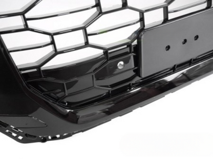 💫ART.4795 GRIGLIA SPORTIVA NERO LUCIDO PDC PER AUDI Q8 2018-2023💫