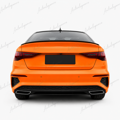 🔥ART.9888 SPOILER STILE S3 NERO LUCIDO PER AUDI A3 S3 RS3 8Y BERLINA 20+🔥