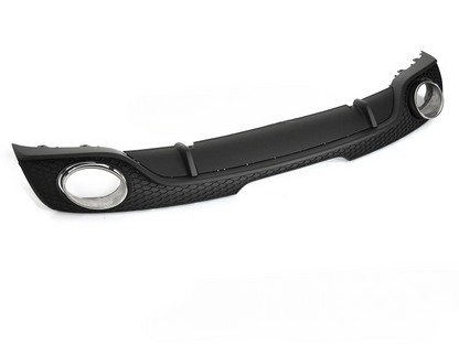 💫ART.5324 DIFFUSORE DOPPIO OUTLET NERO OPACO STILE RS per AUDI TT 8J 06-14💫