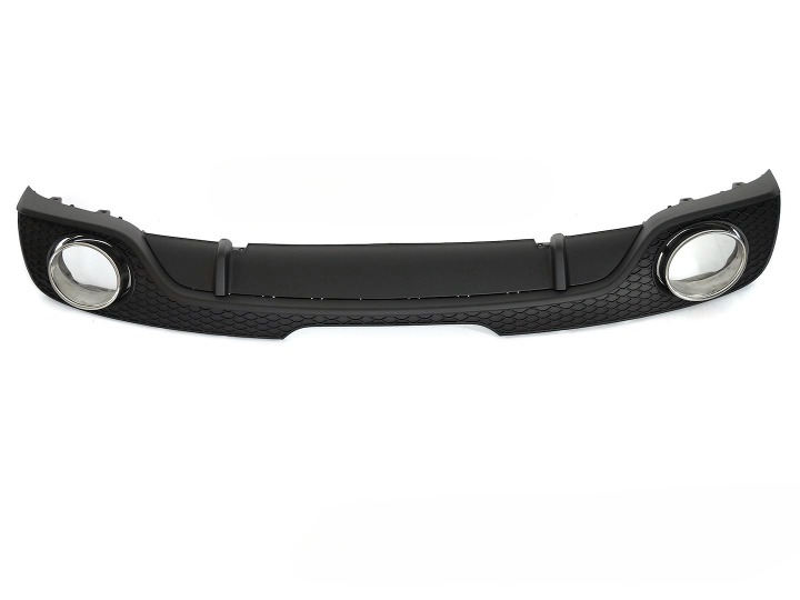 💫ART.5324 DIFFUSORE DOPPIO OUTLET NERO OPACO STILE RS per AUDI TT 8J 06-14💫