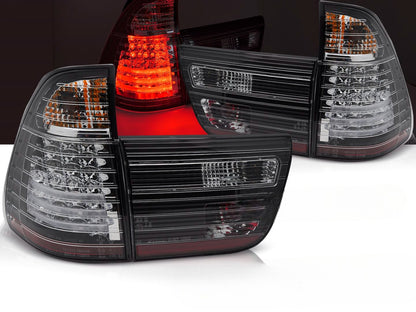 💫ART.6721 Fanale posteriore LED neri adatto per BMW X5 E53 09.1999-10.2003💫