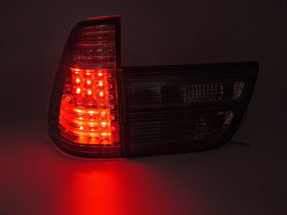 💫ART.6721 Fanale posteriore LED neri adatto per BMW X5 E53 09.1999-10.2003💫