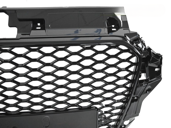 💫ART.7330 GRIGLIA SPORTIVA NERO LUCIDO PDC per AUDI A3 8V 12-16💫