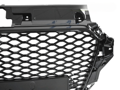 💫ART.7330 GRIGLIA SPORTIVA NERO LUCIDO PDC per AUDI A3 8V 12-16💫