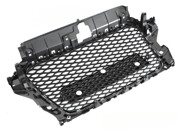 💫ART.7330 GRIGLIA SPORTIVA NERO LUCIDO PDC per AUDI A3 8V 12-16💫