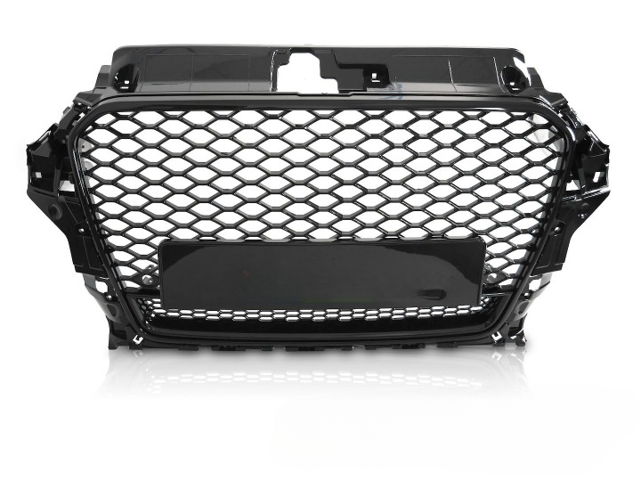 💫ART.7333 GRIGLIA SPORTIVA NERO LUCIDO PDC per AUDI A3 8V 12-16💫