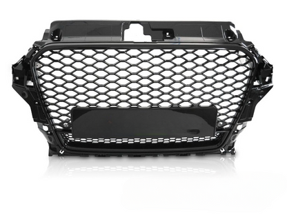 💫ART.7333 GRIGLIA SPORTIVA NERO LUCIDO PDC per AUDI A3 8V 12-16💫