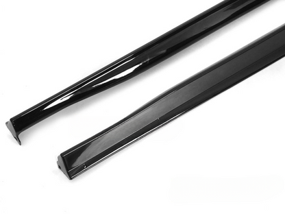 💫ART.7236 MINIGONNE LATERALI SPORTIVE NERO LUCIDO per VW GOLF 8 19-24💫