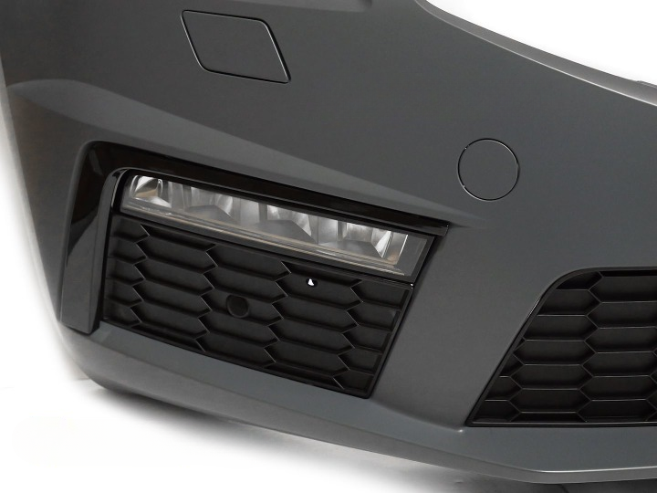 💫ART.7457 Paraurti Anteriore Look SPORTIVO PDC per SKODA OCTAVIA III 2016-2020💫