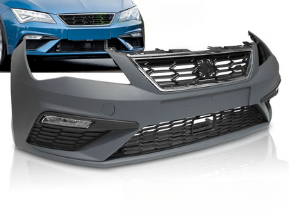 💫ART.7558 Paraurti Anteriore SPORTIVO per SEAT LEON III 5F 2017-2020💫