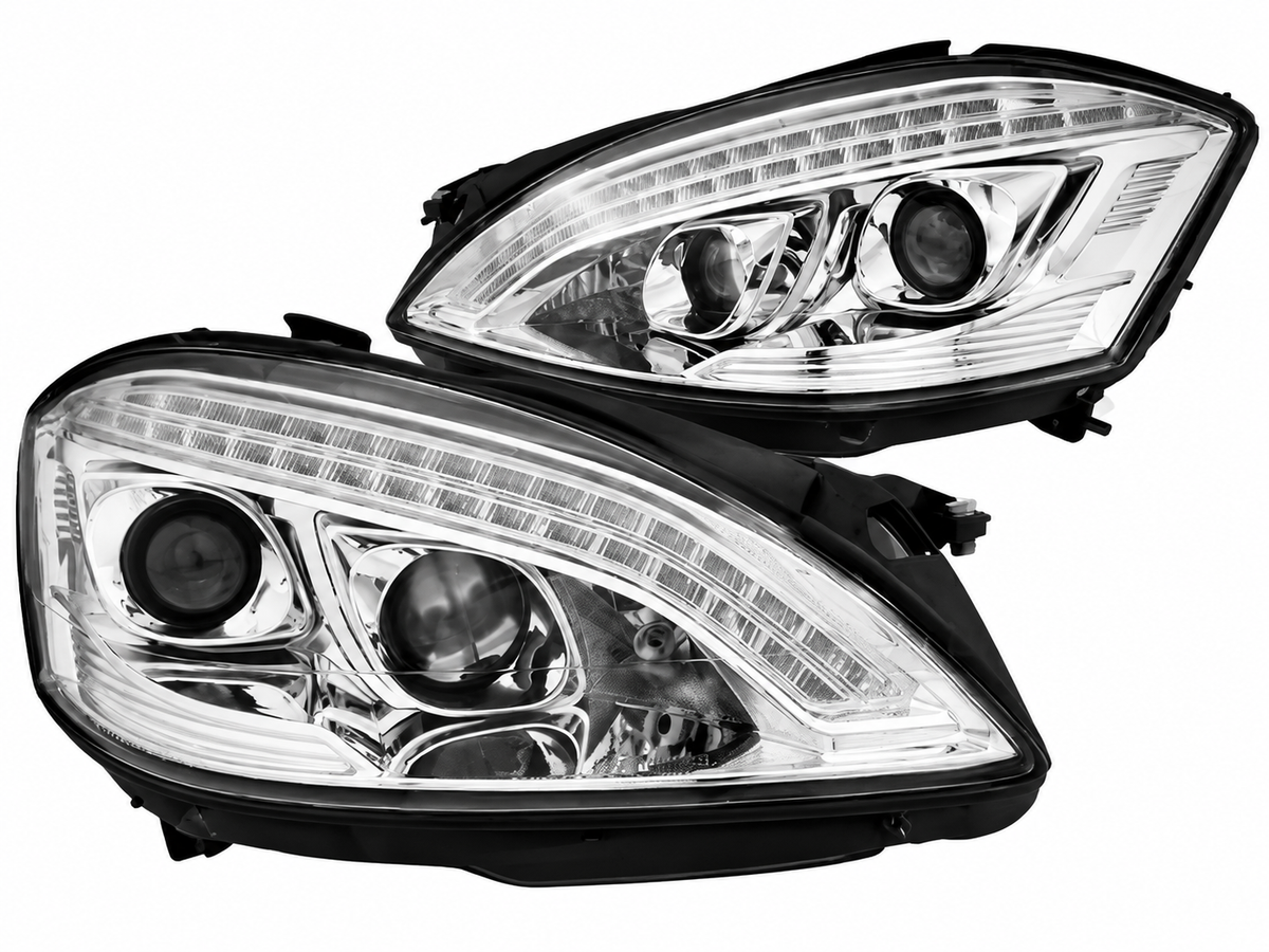 💕ART.10612 FARI ANTERIORI ADATTO PER  MERCEDES CLASSE S W221 05-09💕