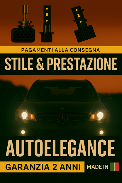 ❤️ KIT LED D1S 6000K BIANCO GHIACCIO ANABBAGLIANTI PER  MERCEDES CLASEE CLK ❤️
