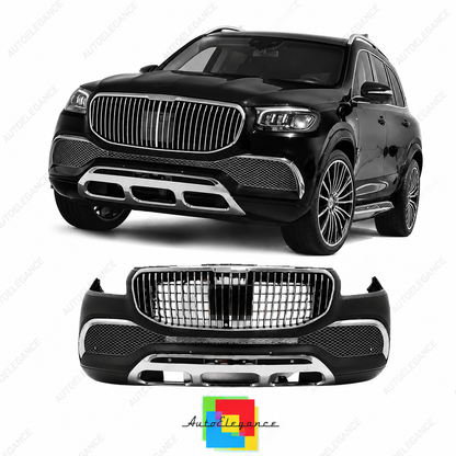 👉Paraurti Anteriore Mercedes W167 C167 20+ Look GLE Maybach👈