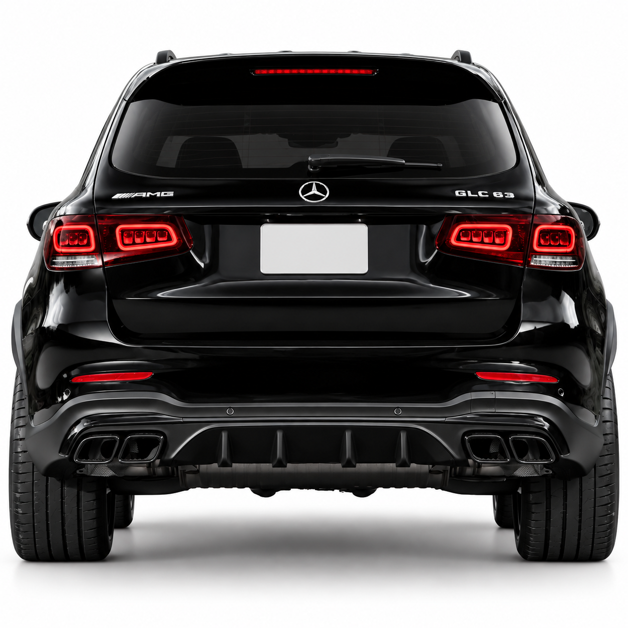 👉Diffusore + terminali - GLC63 AMG Look per GLC (X253) (2015-2023)👈