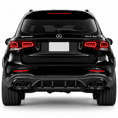 👉Diffusore + terminali - GLC63 AMG Look per GLC (X253) (2015-2023)👈