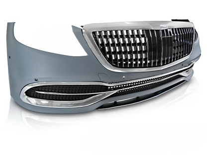 💫ART.5975 PARAURTI ANTERIORE STILE SPORTIVA per MERCEDES CLASSE-S W222 18-20💫