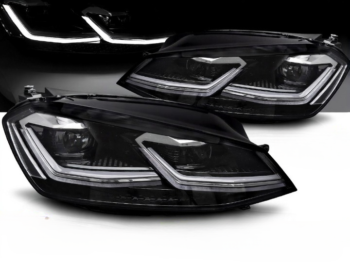 💫ART.4923 Fari Anteriori LED "Silver Line" adatti per VW GOLF 7 2012-2017💫