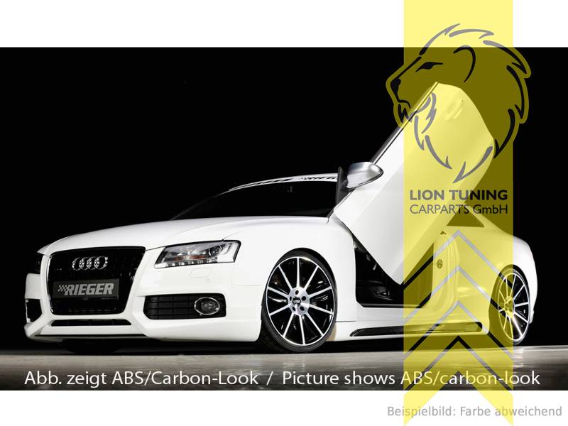 Minigonne laterali Rieger per Audi A5 S5 B8 Sportback sinistra destra V.1