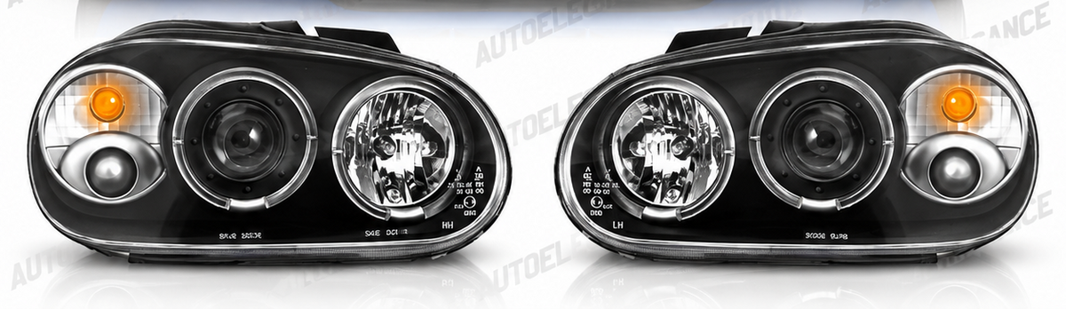 ART.7226 FARI ANTERIORI ADATTO  PER VW GOLF 4 09.97-09.03