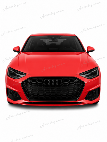 🔥ART.1779 GRIGLIA ADATTO PER  AUDI A4 B9 2020+ LOOK RS4 NERO LUCIDO🔥
