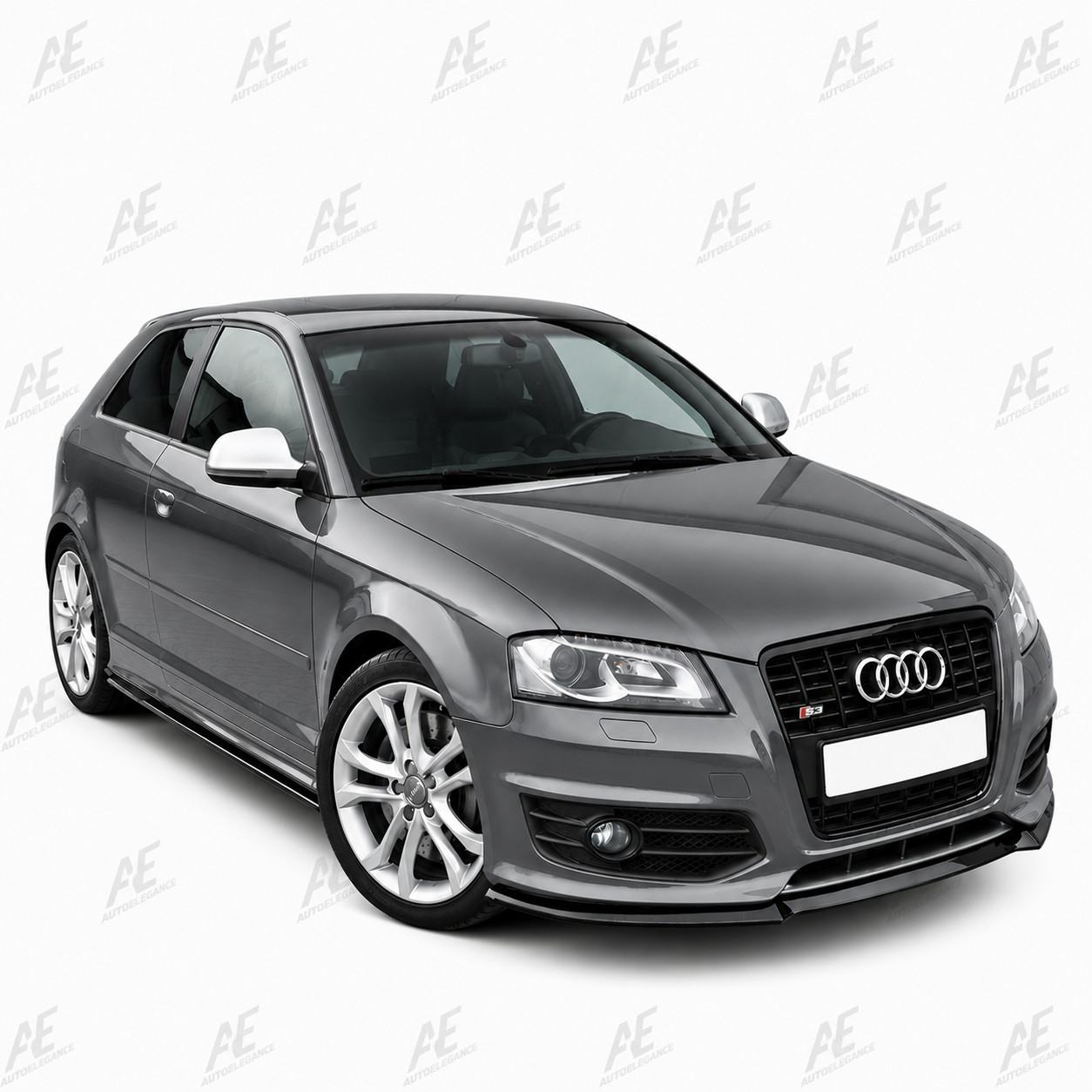 💕ART.9887 Splitter Audi A3 S3 8P restyling 08-11 solo per sline nero lucido💕