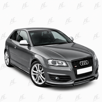 💕ART.9887 Splitter Audi A3 S3 8P restyling 08-11 solo per sline nero lucido💕