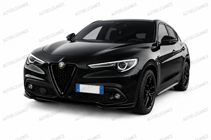 💕ART. 0233 SPLITTER ALFA ROMEO STELVIO 2016+ NERO LUCIDO💕