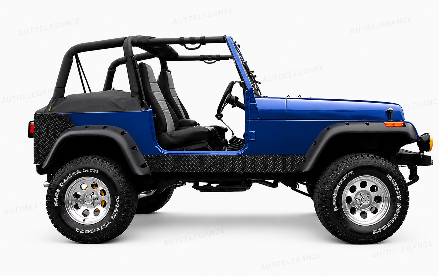 💥2098 FENDERS FITS JEEP WRANGLER YJ 1987-1996 RAW💥