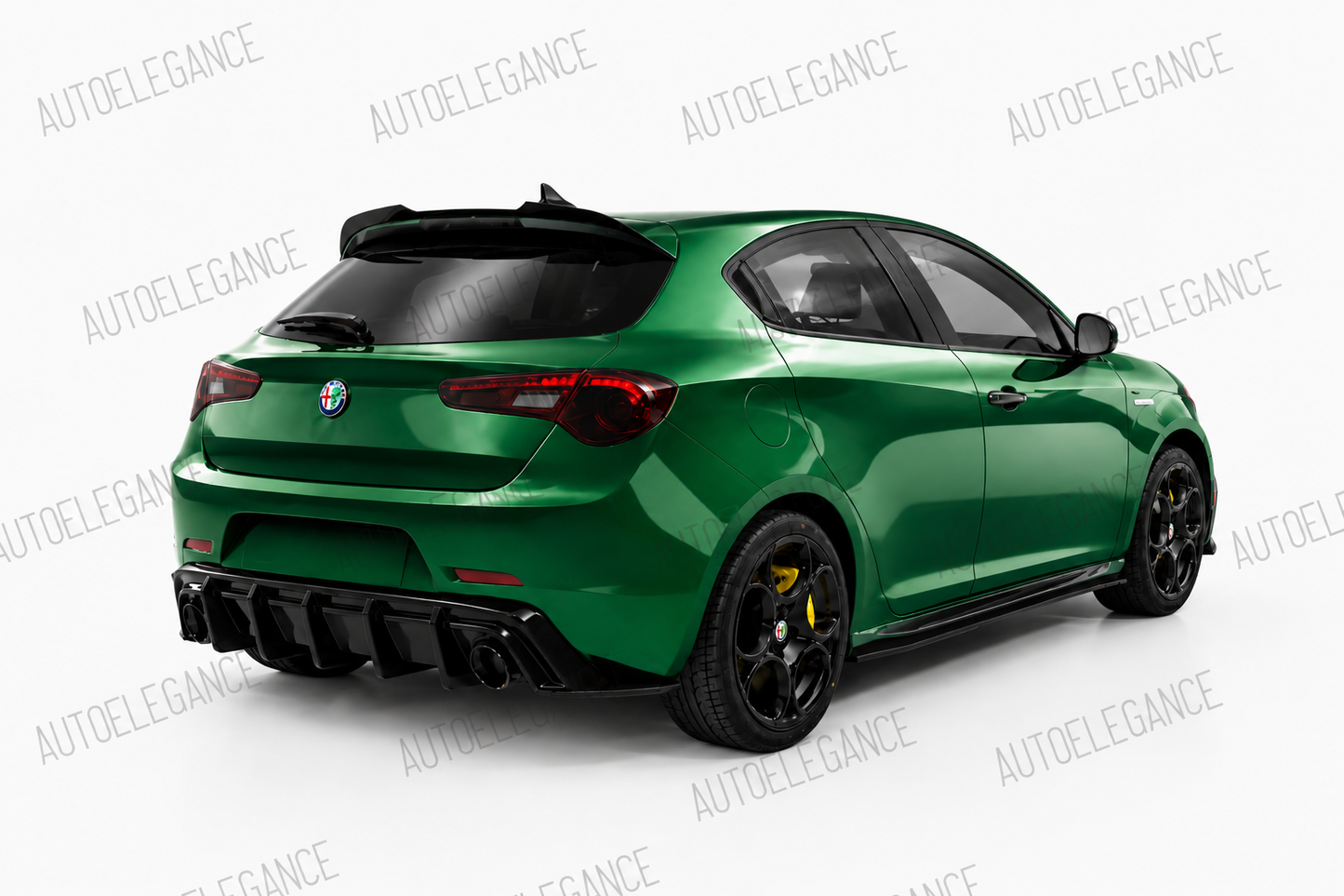 💕ART.10080  Diffusore nero lucido per alfa romeo giulietta   💕