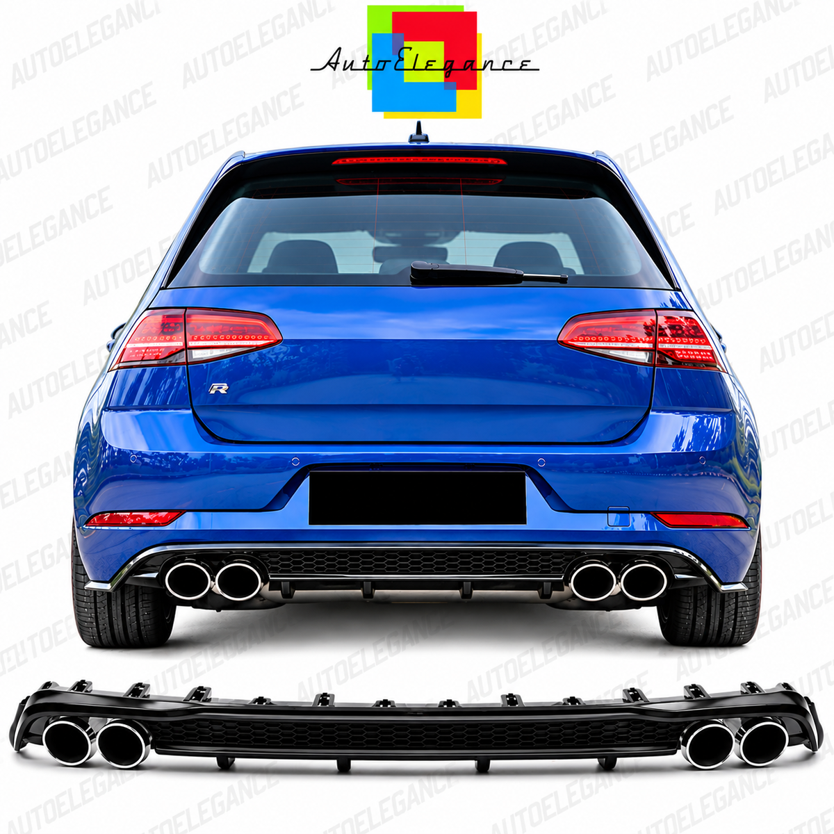 ART.10912 DIFFUSORI ADATTO PER VW Golf 7.5 (2017-2019)+TERMINALI