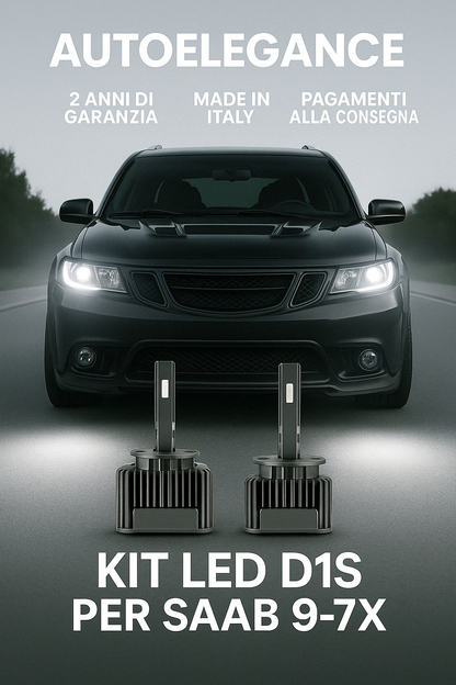 ⭐KIT XENON D1S 6000K ANABBAGLIANTI PER SAAB 9-7X – LUCE BIANCA POTENTE⭐