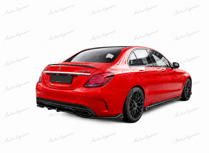 🔥ART.9771 SPLITTER POSTERIORE MERCEDES-AMG C63 BERLINA / STATION WAGON W205🔥