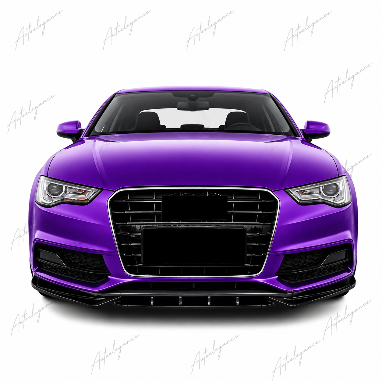 🔥ART.9913 SPLITTER ANTERIORE PER AUDI A5 S5 S LINE B8.5 FACELIFT NERO LUCIDO🔥