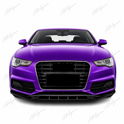 🔥ART.9913 SPLITTER ANTERIORE PER AUDI A5 S5 S LINE B8.5 FACELIFT NERO LUCIDO🔥