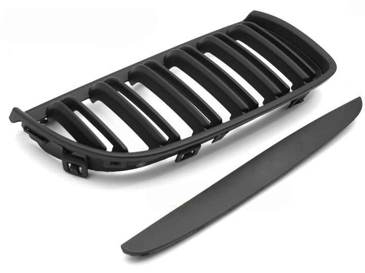 💫ART.7340 GRIGLIA SPORTIVA NERO OPACO DOPPIA BARRA - BMW E90 / E91 05-08💫