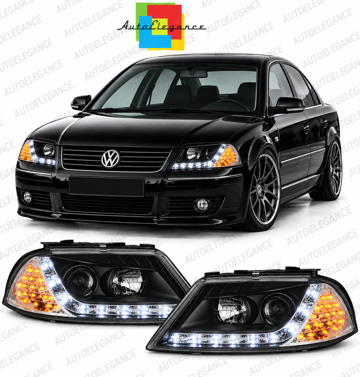 ART.6561 FARI ANTERIORI ADATTO PERVW PASSAT 3BG B5 FL 2000-2005
