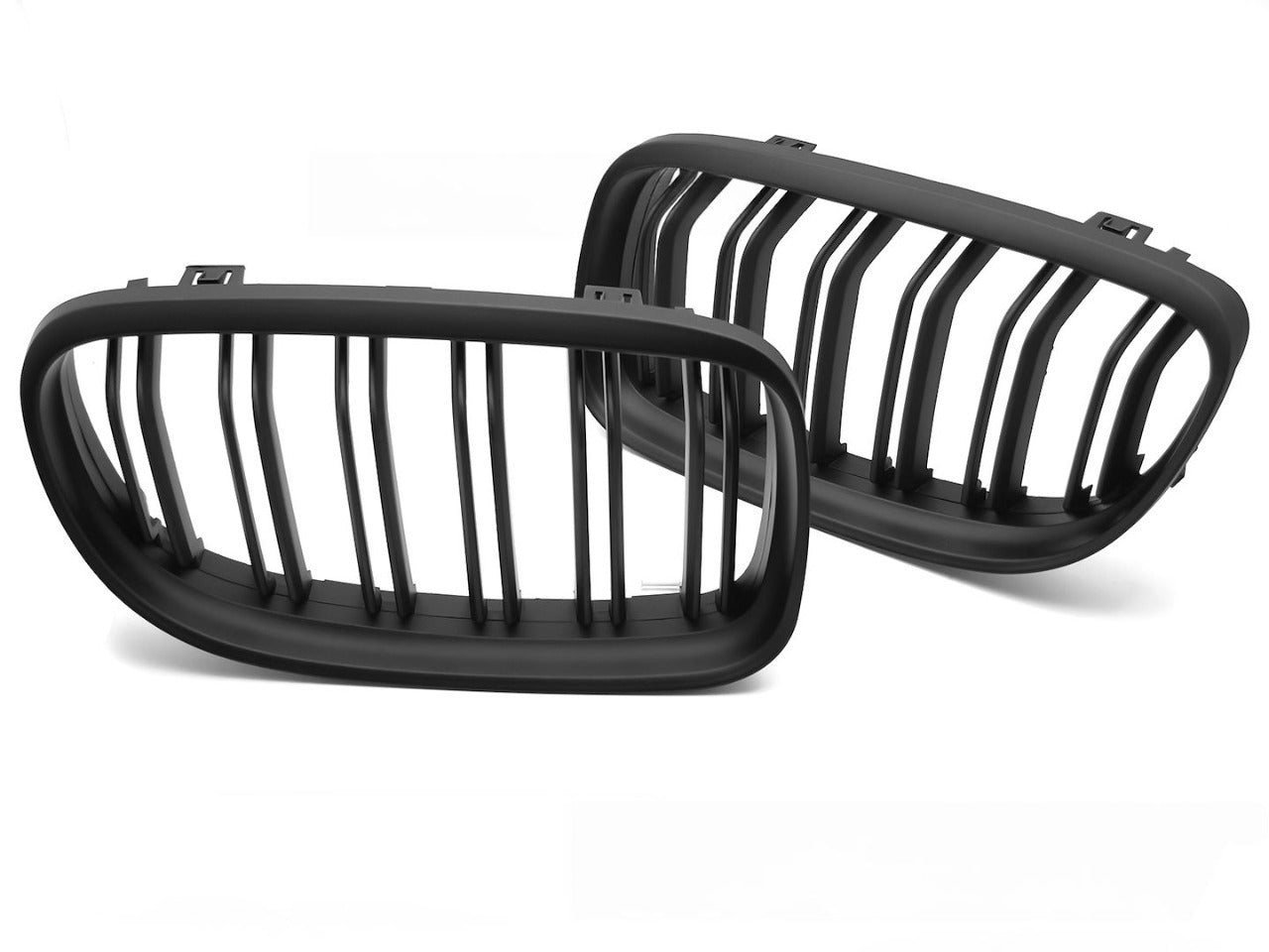 💫ART.7375 GRIGLIA SPORTIVA NERO OPACO DOPPIA BARRA per BMW E90 / E91 LCI 09-11💫