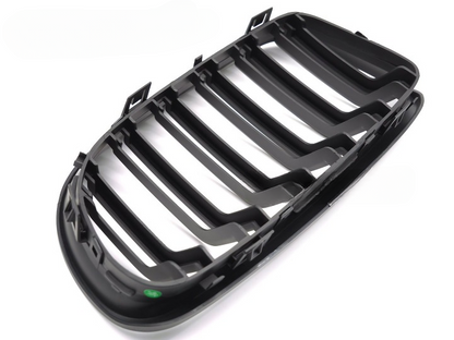 💫ART.7375 GRIGLIA SPORTIVA NERO OPACO DOPPIA BARRA per BMW E90 / E91 LCI 09-11💫