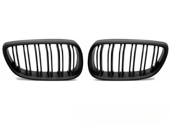 💫ART.7383 GRIGLIA SPORT NERO OPACO DOPPIA BARRA per BMW E92 / E93 06-10💫