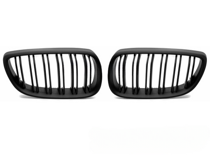 💫ART.7383 GRIGLIA SPORT NERO OPACO DOPPIA BARRA per BMW E92 / E93 06-10💫