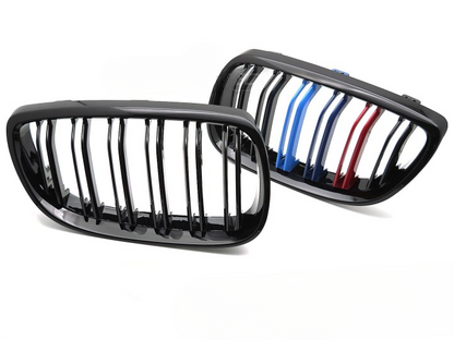 💫ART.7385 GRIGLIA SPORT TRICOLORE DOPPIA BARRA per BMW E92 / E93 06-10💫