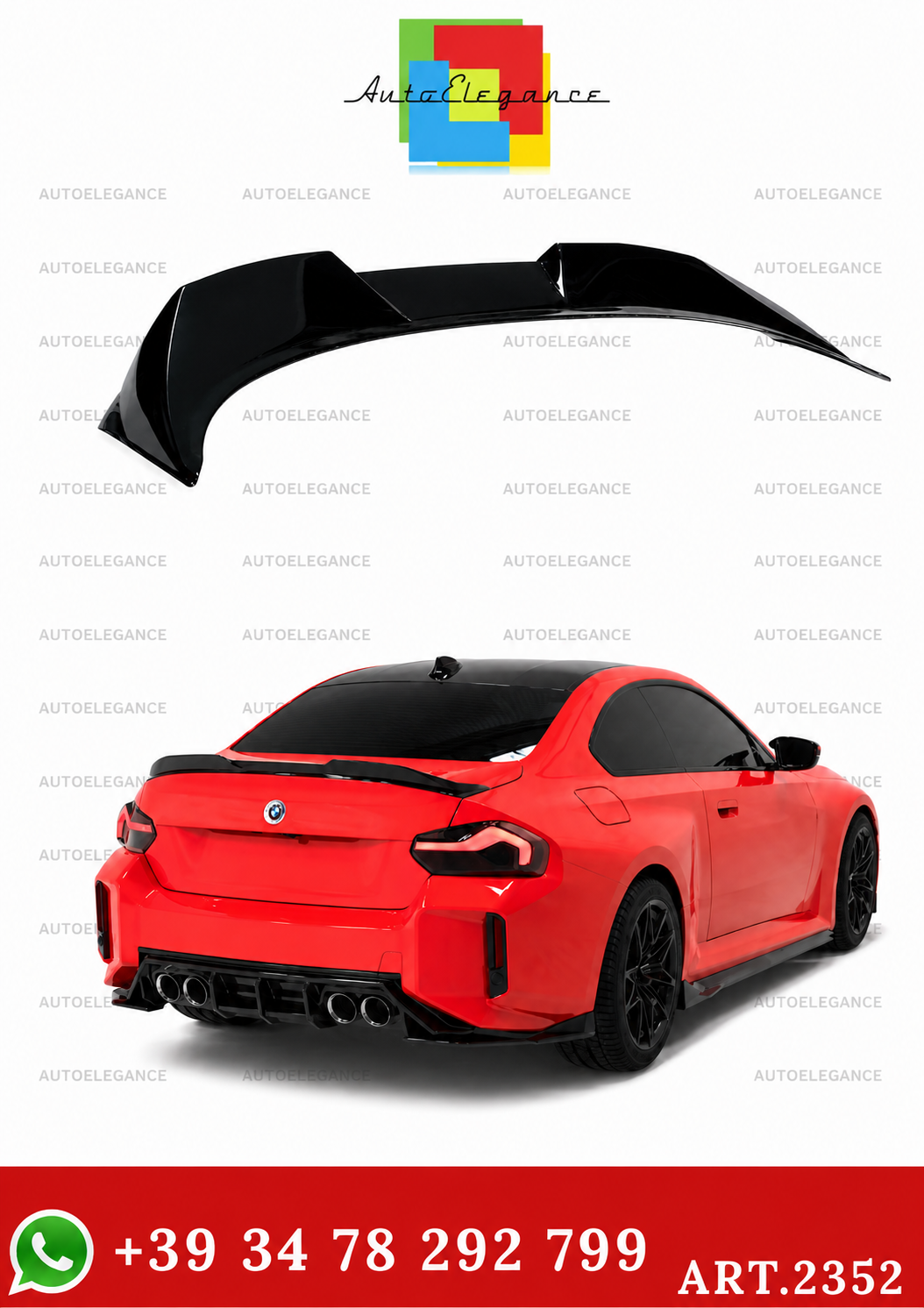 💕ART.2352  SPOILER BMW M2 G87 2023+ 💕