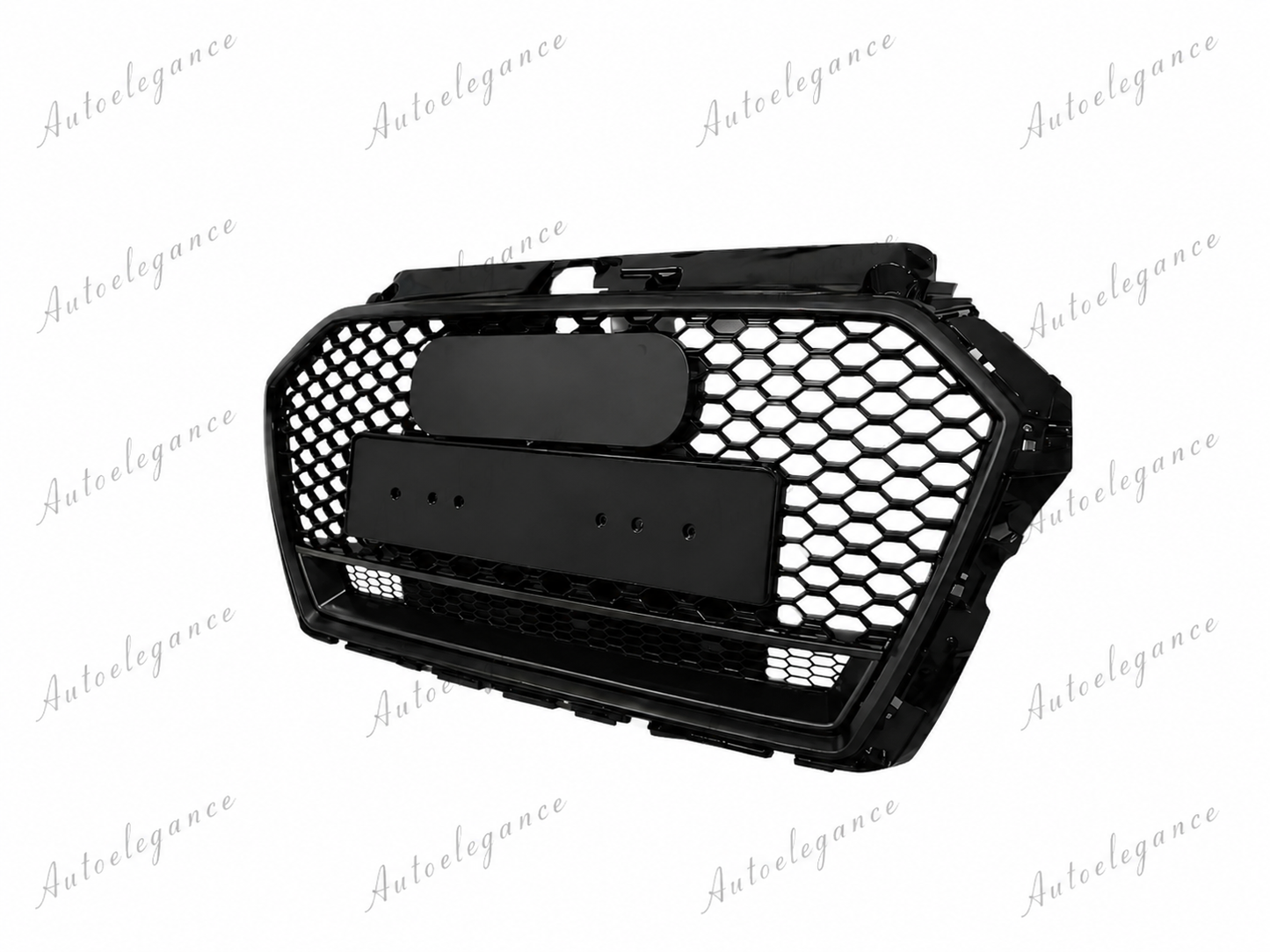 🔥ART.1939 GRIGLIA PER AUDI A3 8V 2016-2020 LOOK RS3 QUATTRO NERO LUCIDO🔥