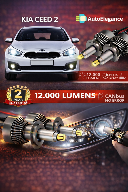KIT LED Kia Ceed 2 ANABAGLIANTI H7 CANBUS Bianco 6500K 360 gradi