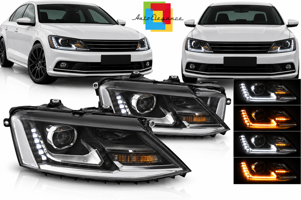 FARI LED DRL ADATTI PER VW JETTA VI 11-18