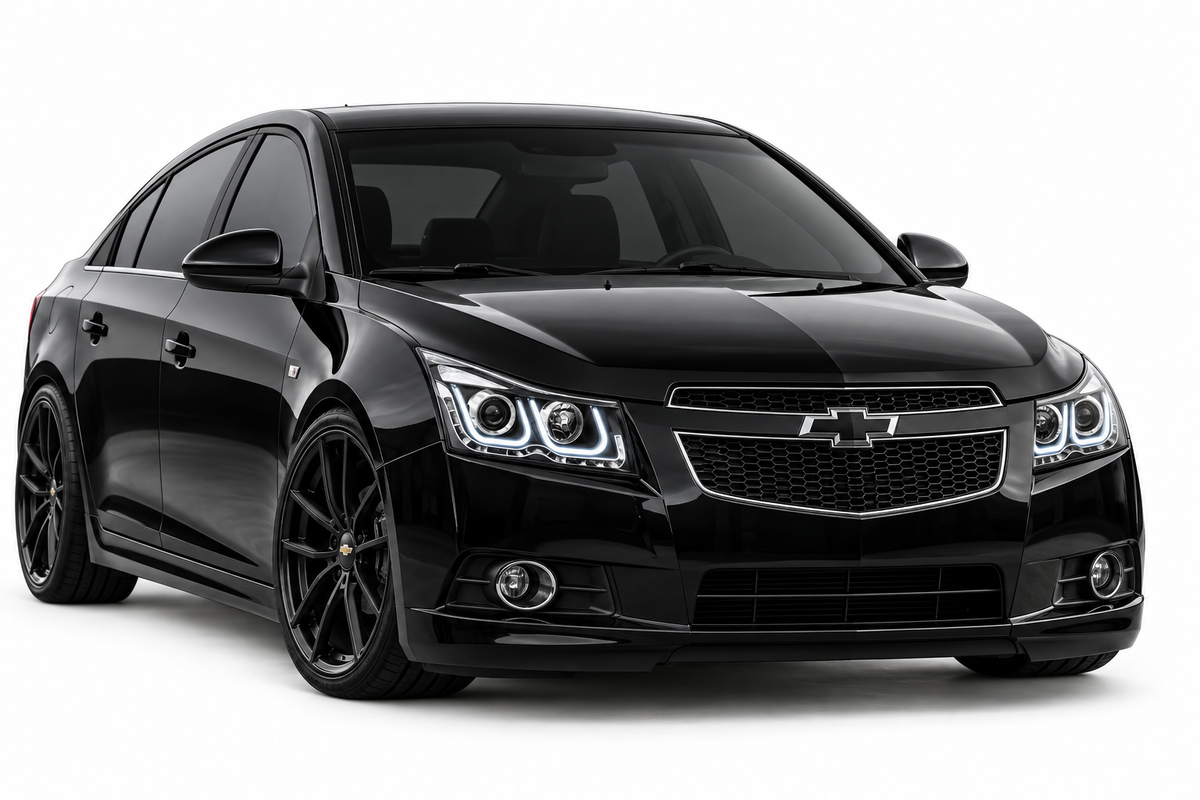 ART.5545 FARI ANTERIORI ADATTO PER CHEVROLET CRUZE 09-12 TUBO NERO CHIARO