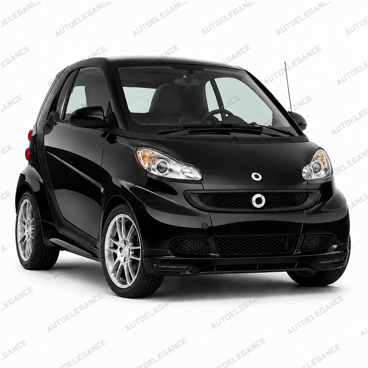 👉ART.10447 Splitter Anteriore Nero/Grezzo Per Smart Fortwo 451 07-12👈